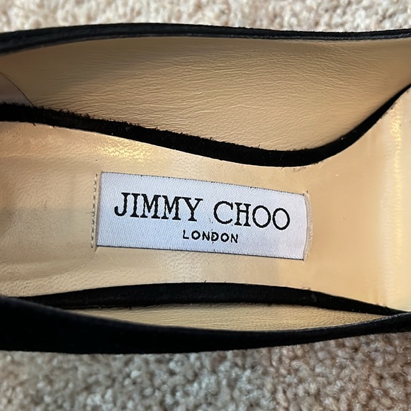 Jimmy Choo Romy Velvet Pumps - Picture 3 of 10
